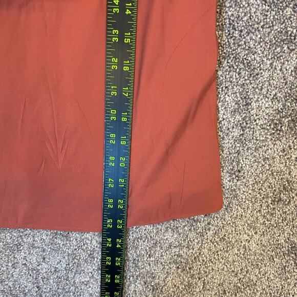 Express Womens Satin Lace Strap V-Neck Downtown Cami Desert Rose Size XS NWT $44 - Picture 12 of 16